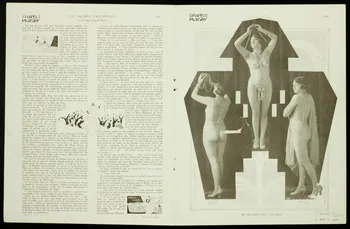 Zaliouk Sacha calendrier Avec les meilleurs voeux de "Paris Plaisirs" Paris 1926 1993.2.119 Photo