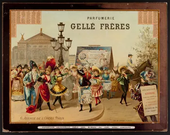 Bailly A. calendrier PARFUMERIE  GELLE FRERES Paris 1892 1993.2.127 Photo