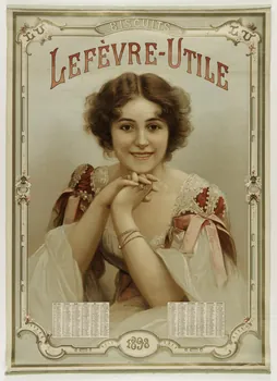 estampe BISCUITS  LEFEVRE-UTILE  1898 1993.2.133 Photo