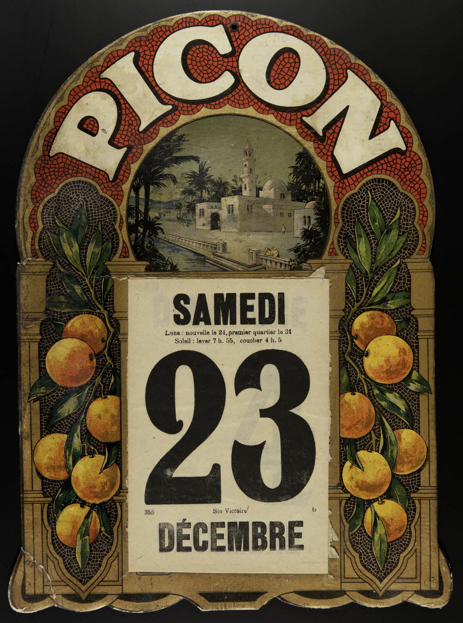 calendrier Ville arabe de nuit 1916 1993.2.162 Photo