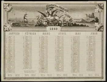 Mayoux Honoré et Cie estampe ALMANACH DU COMMERCE  ET DE L'INDUSTRIE  1869 Paris 1869 1993.2.193.1 Photo