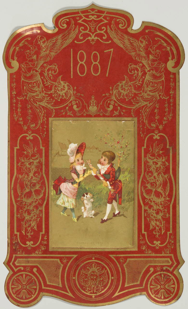 estampe Jeux d'enfants 1887 1993.2.202 Photo