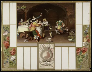 calendrier Scène de cabaret 1993.2.238  Photo