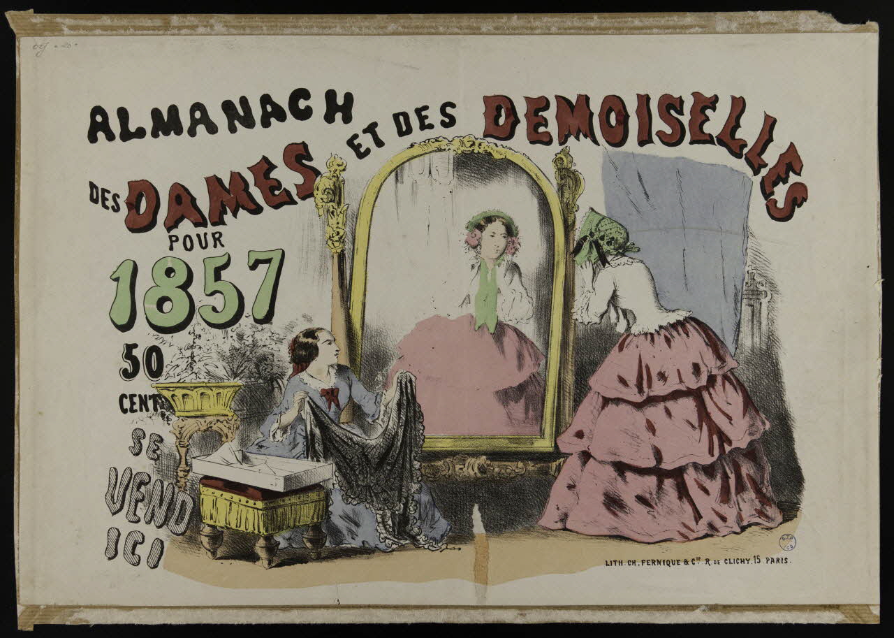estampe ALMANACH  DES DAMES ET DES DEMOISELLES  POUR  1857 1993.2.35 Photo