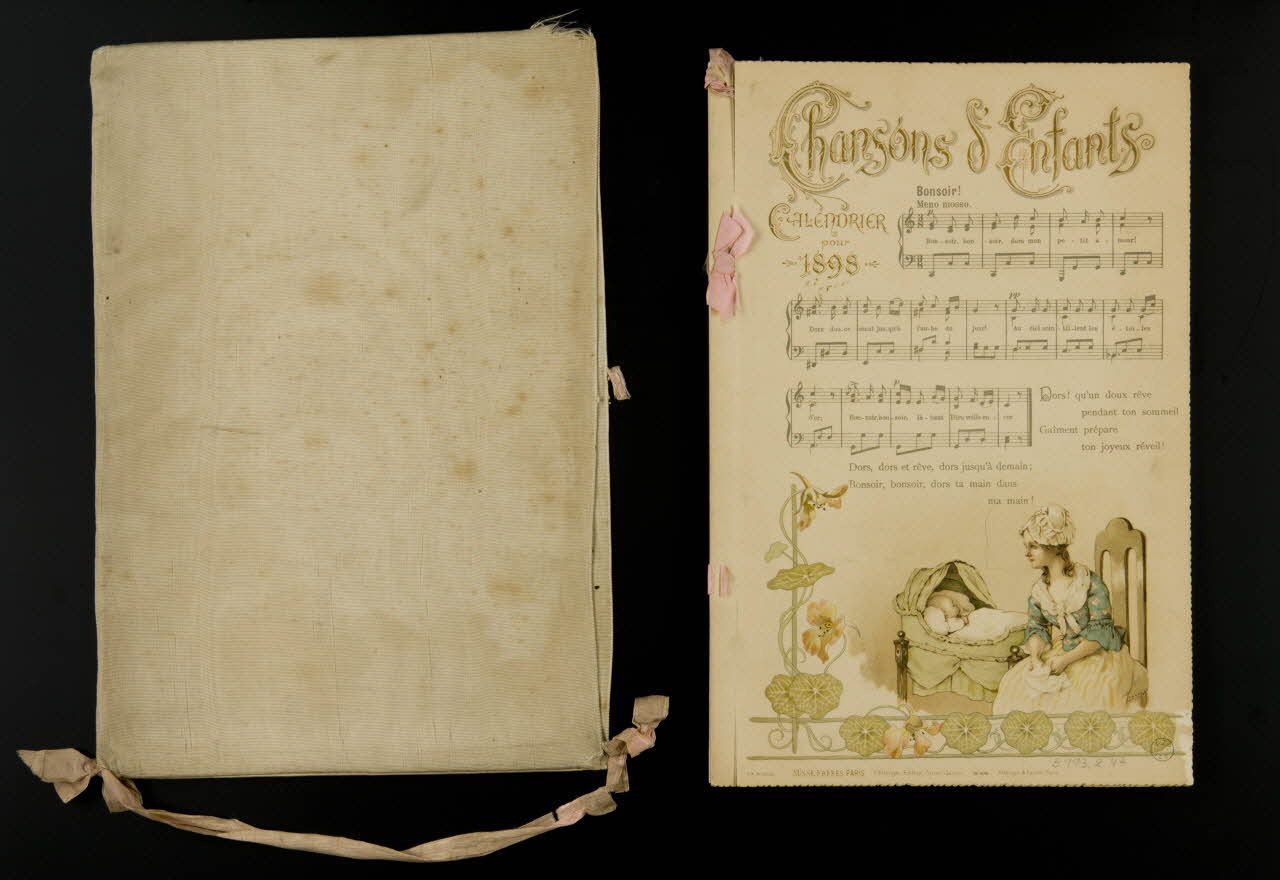 Killinger calendrier Chansons d'enfants  Calendrier  pour  1898 Paris 1898 1993.2.47.1/6 Photo
