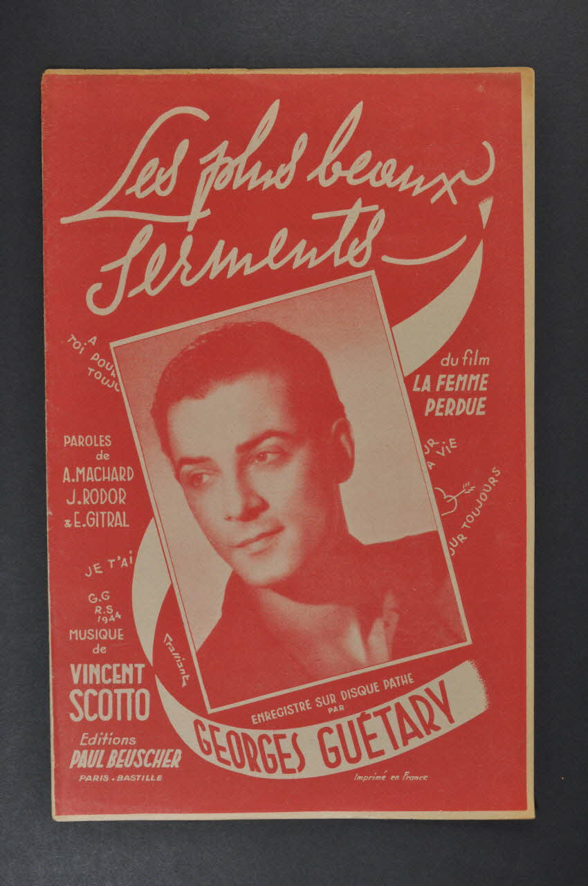 partition de musique petit format 1969.88.124 Photo Mucem