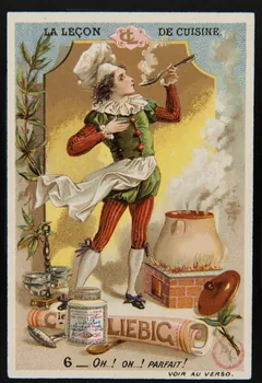 carte réclame LA LECON DE CUISINE  6 _ OH... ! OH... ! PARFAIT ! 1890 1994.31.24.1 Photo