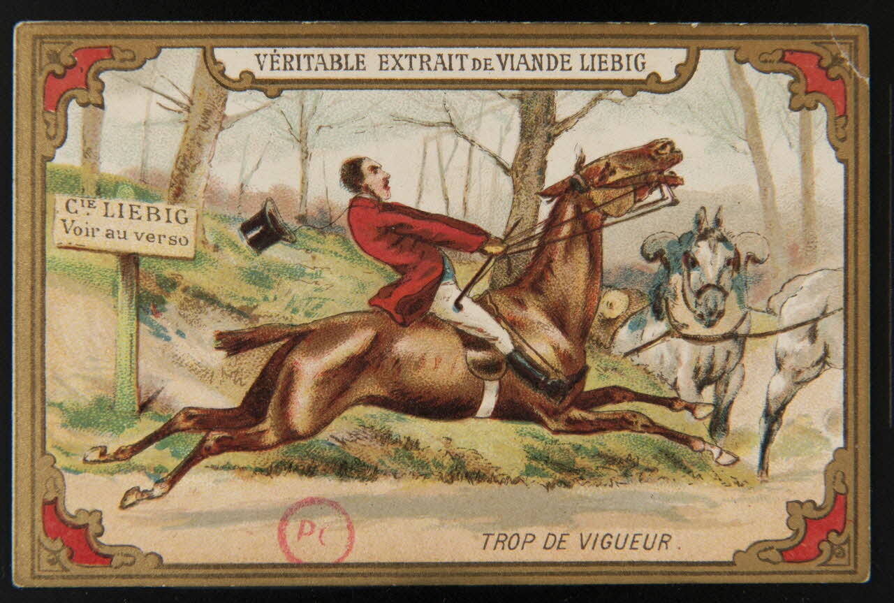 Justus Von Liebig carte réclame chromo Londres 1886 1994.31.25.1 Photo