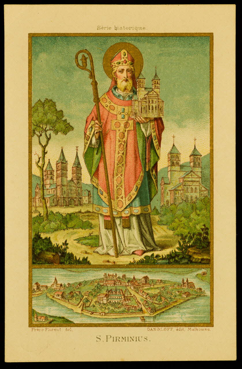 carte réclame S. PIRMINIUS. 1996.40.1759.2 Photo