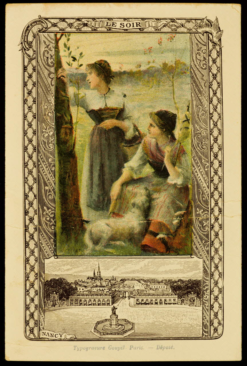 carte réclame LE SOIR  NANCY 1996.40.2041 Photo