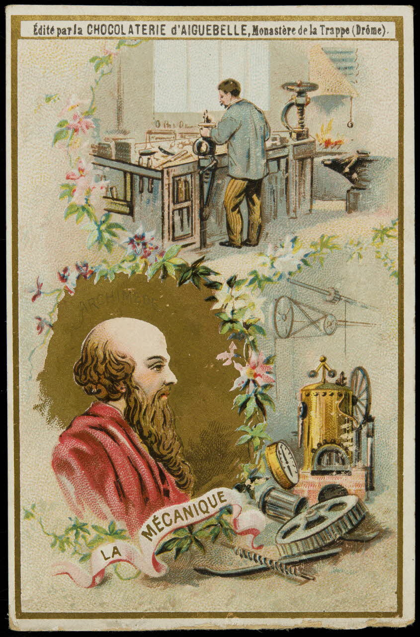 Edition de la Chocolaterie d'Aiguebelle carte réclame chromo 1883-1900 1996.40.393.6 Photo