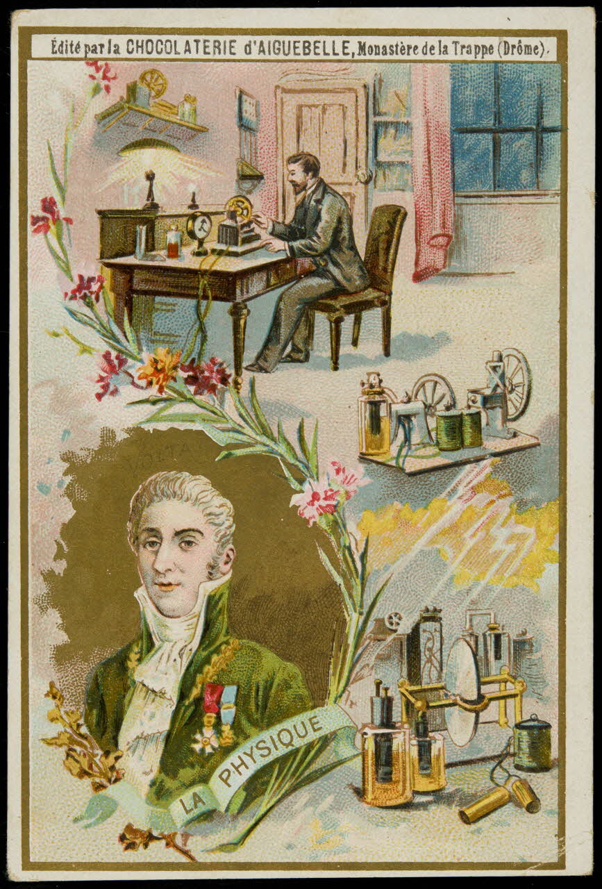 Edition de la Chocolaterie d'Aiguebelle carte réclame chromo 1883-1900 1996.40.393.7 Photo