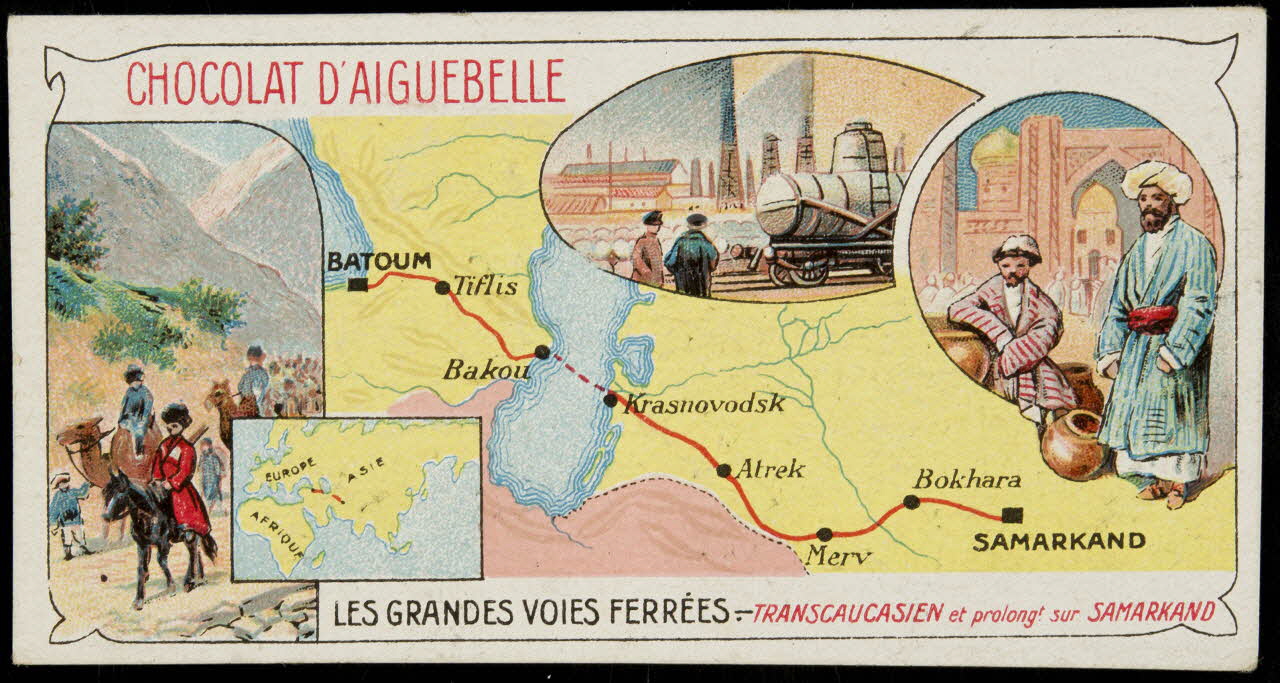 Edition de la Chocolaterie d'Aiguebelle carte réclame chromo 1900-1919 1996.40.395.9 Photo