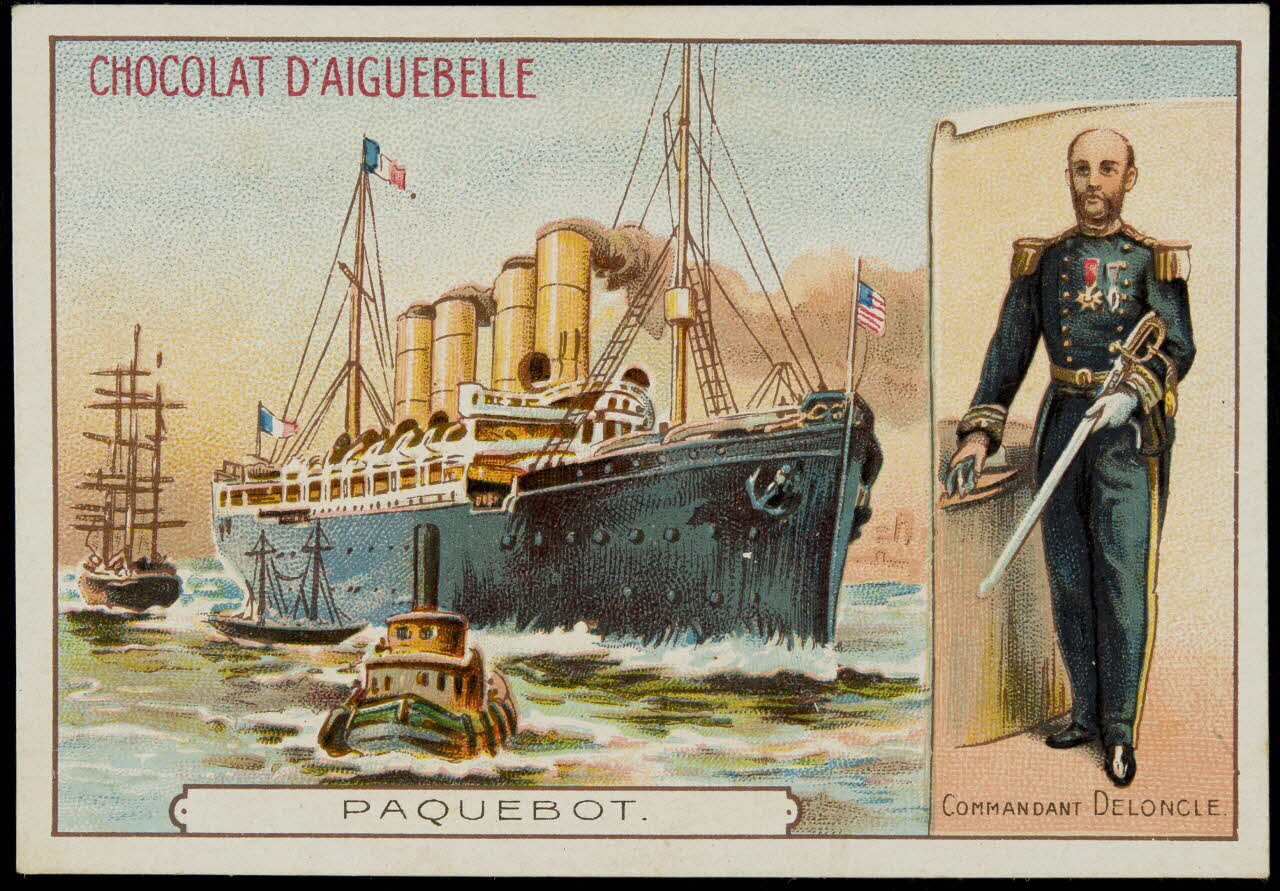 Edition de la Chocolaterie d'Aiguebelle carte réclame chromo 1900-1919 1996.40.396.13 Photo