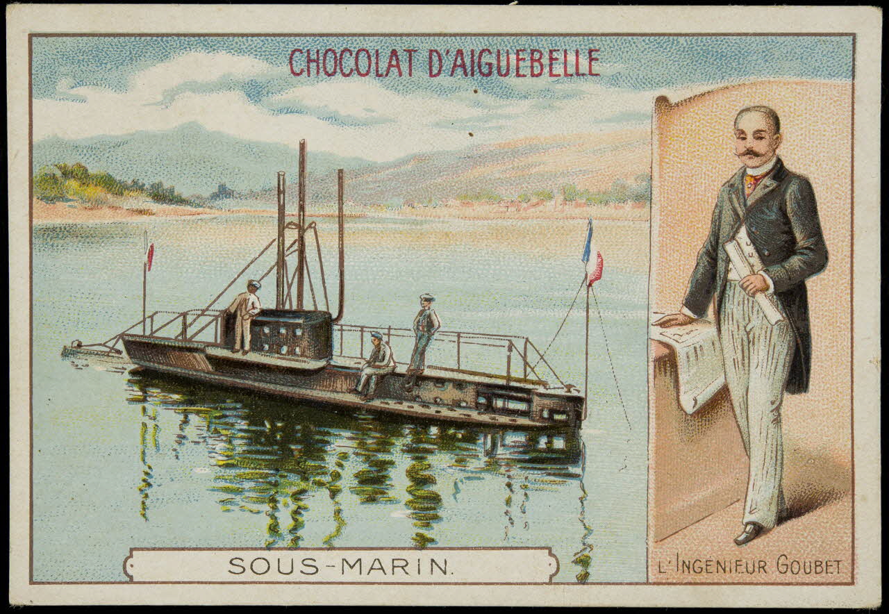 Edition de la Chocolaterie d'Aiguebelle carte réclame chromo 1900-1919 1996.40.396.14 Photo
