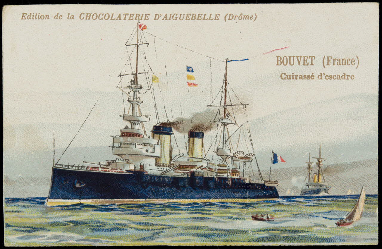 Edition de la Chocolaterie d'Aiguebelle carte réclame chromo 1883-1900 1996.40.398.1 Photo