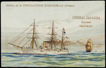 Edition de la Chocolaterie d'Aiguebelle carte réclame chromo 1883-1900 1996.40.398.2  Photo
