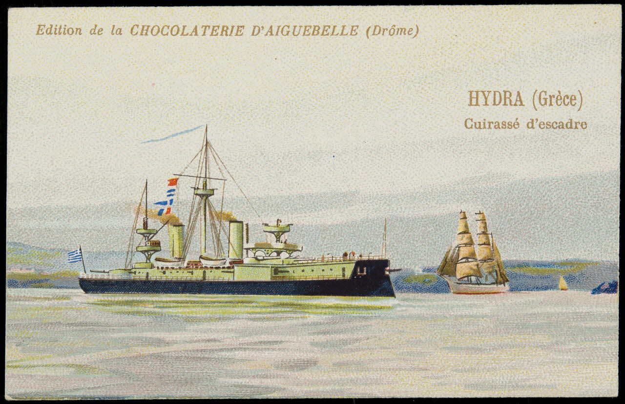 Edition de la Chocolaterie d'Aiguebelle carte réclame chromo 1883-1900 1996.40.398.4 Photo