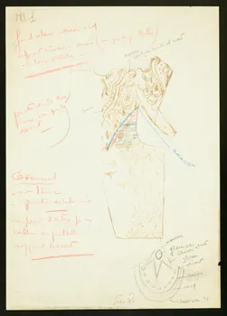 dessin Costume de clown 1997.59.138 Photo