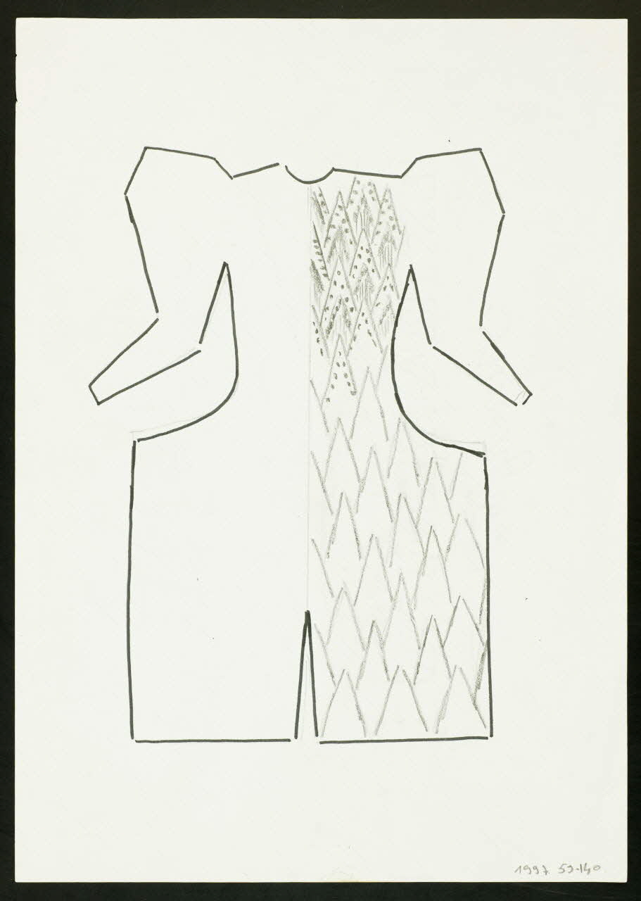 dessin Costume de clown 1997.59.140 Photo