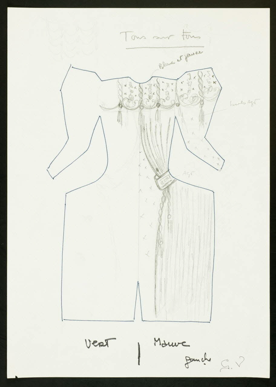dessin Costume de clown 1997.59.141 Photo
