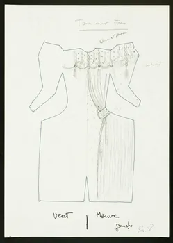 dessin Costume de clown 1997.59.141 Photo
