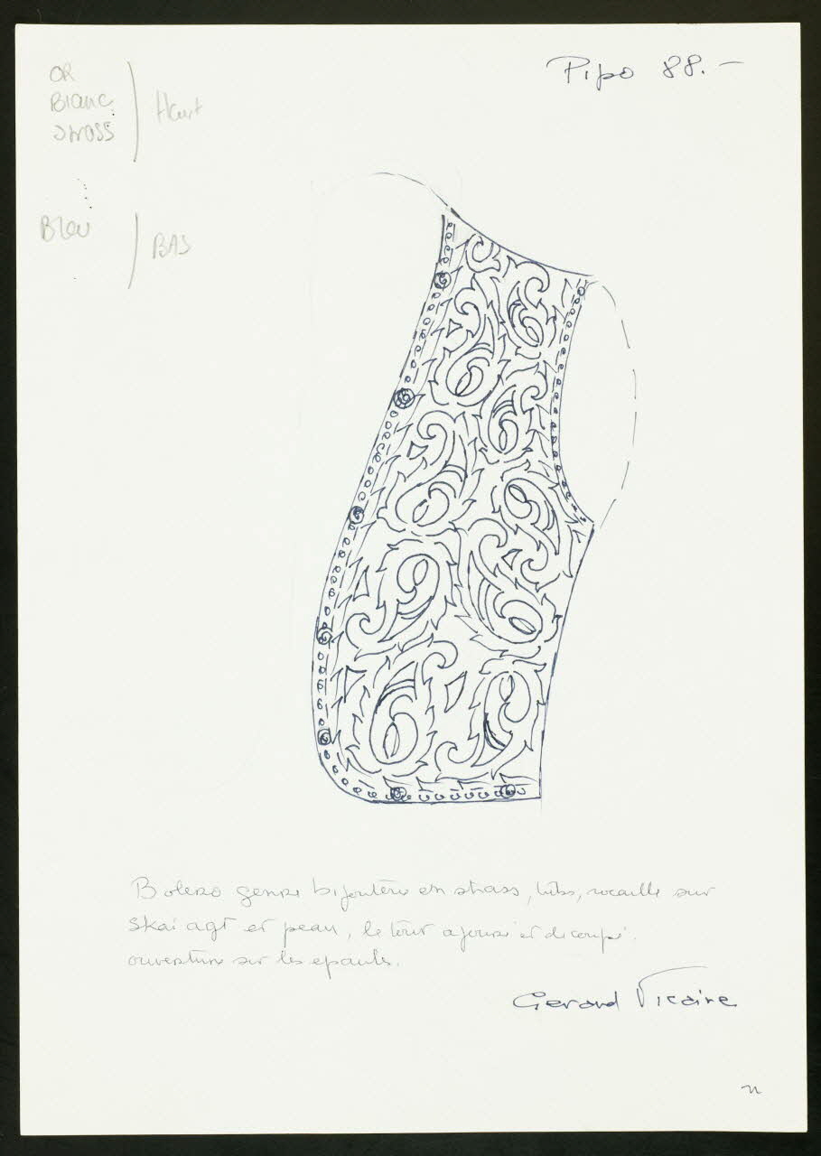 dessin Costume de clown 1997.59.145 Photo