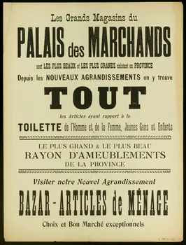 Coll-Toc ; Pellerin à compartiments (3 x3) Logé Gratis ! Lorraine, France 1897 1998.37.102  Photo
