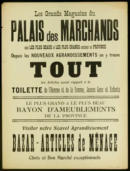 Sorel A. ; Pellerin à compartiments UN CANICHE ou L'excès en tout est un défaut :  Faut d'la confianc', pas trop n'en faut ! Lorraine, France 1897 1998.37.116 Photo