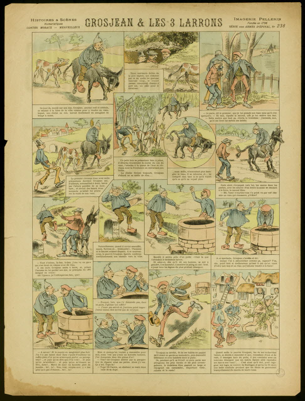 Pellerin à compartiments GROSJEAN & LES 3 LARRONS Lorraine, France 1898 1998.37.128 Photo