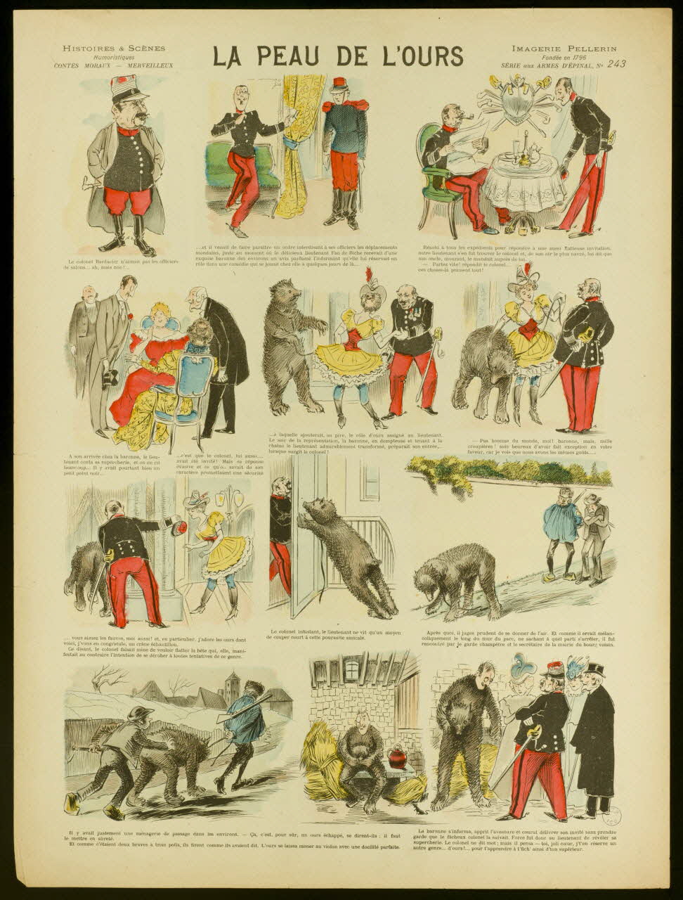 Hennault Henri ; Blanchet-Magon ; Pellerin à compartiments LA PEAU DE L'OURS Lorraine, France 1898 1998.37.133 Photo