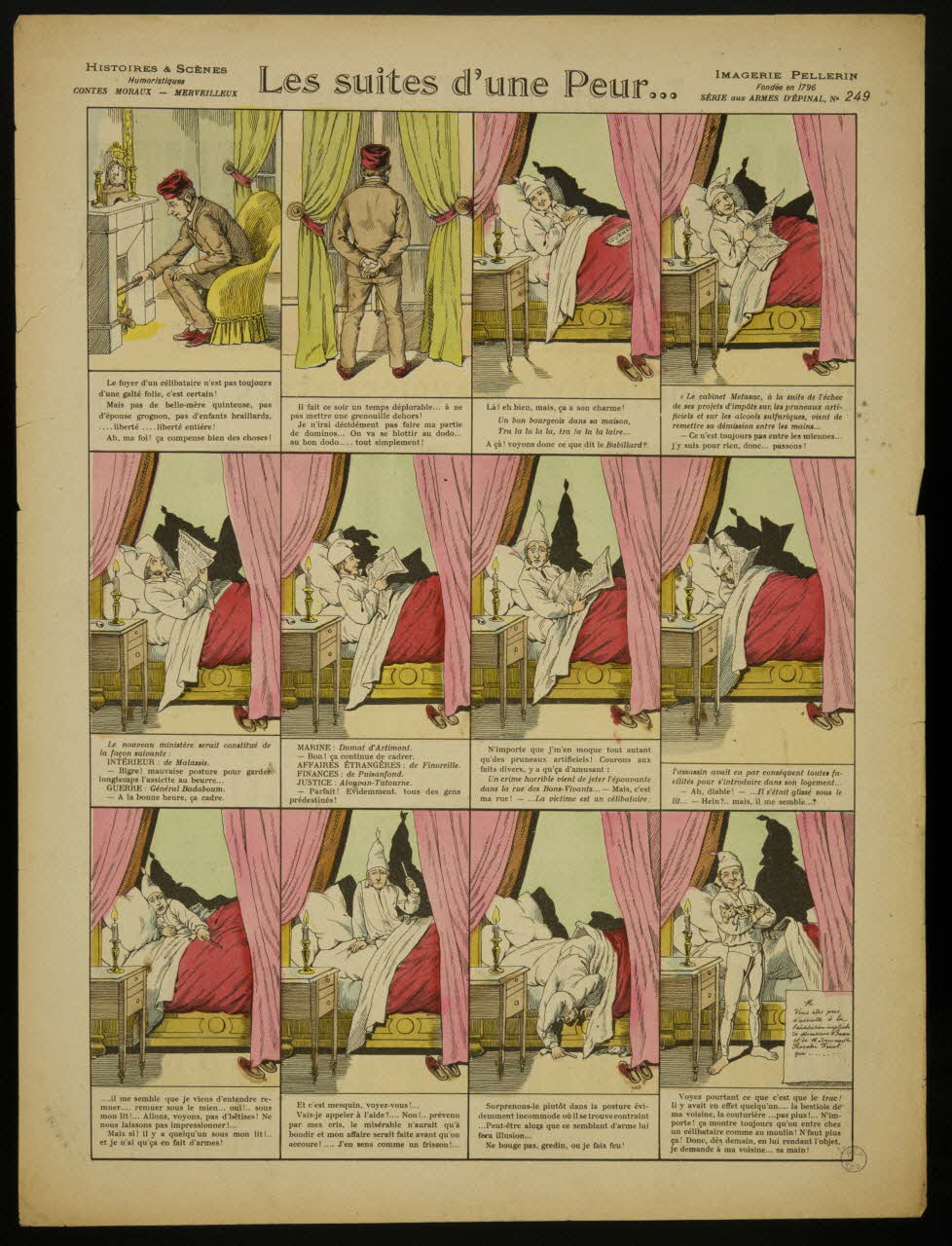Phosty E. ; Pellerin à compartiments (4 x 3) Les suites d'une Peur... Lorraine, France 1898 1998.37.136 Photo