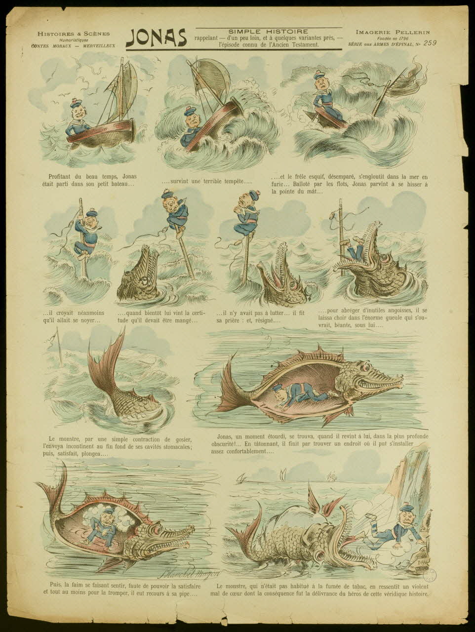 Blanchet-Magon ; Pellerin à compartiments JONAS Lorraine, France 1899 1998.37.141 Photo