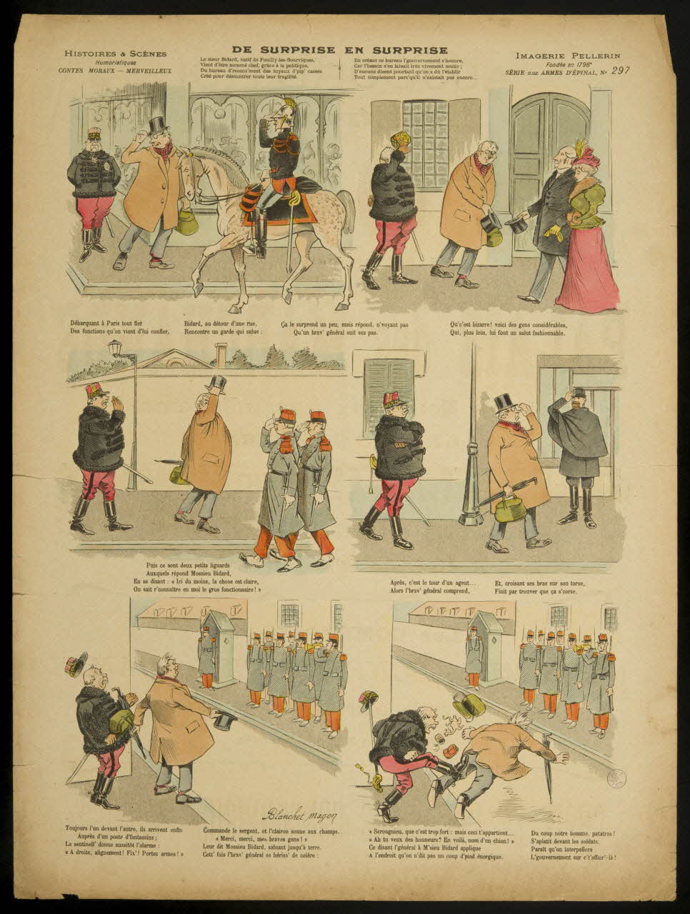 Blanchet-Magon ; Pellerin à compartiments DE SURPRISE EN SURPRISE Lorraine, France 1901 1998.37.157 Photo
