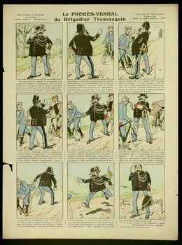 O'Galop ; Pellerin à compartiments (3 x 3) Le PROCES-VERBAL  du brigadier Troussequin Lorraine, France 1901 1998.37.166 Photo