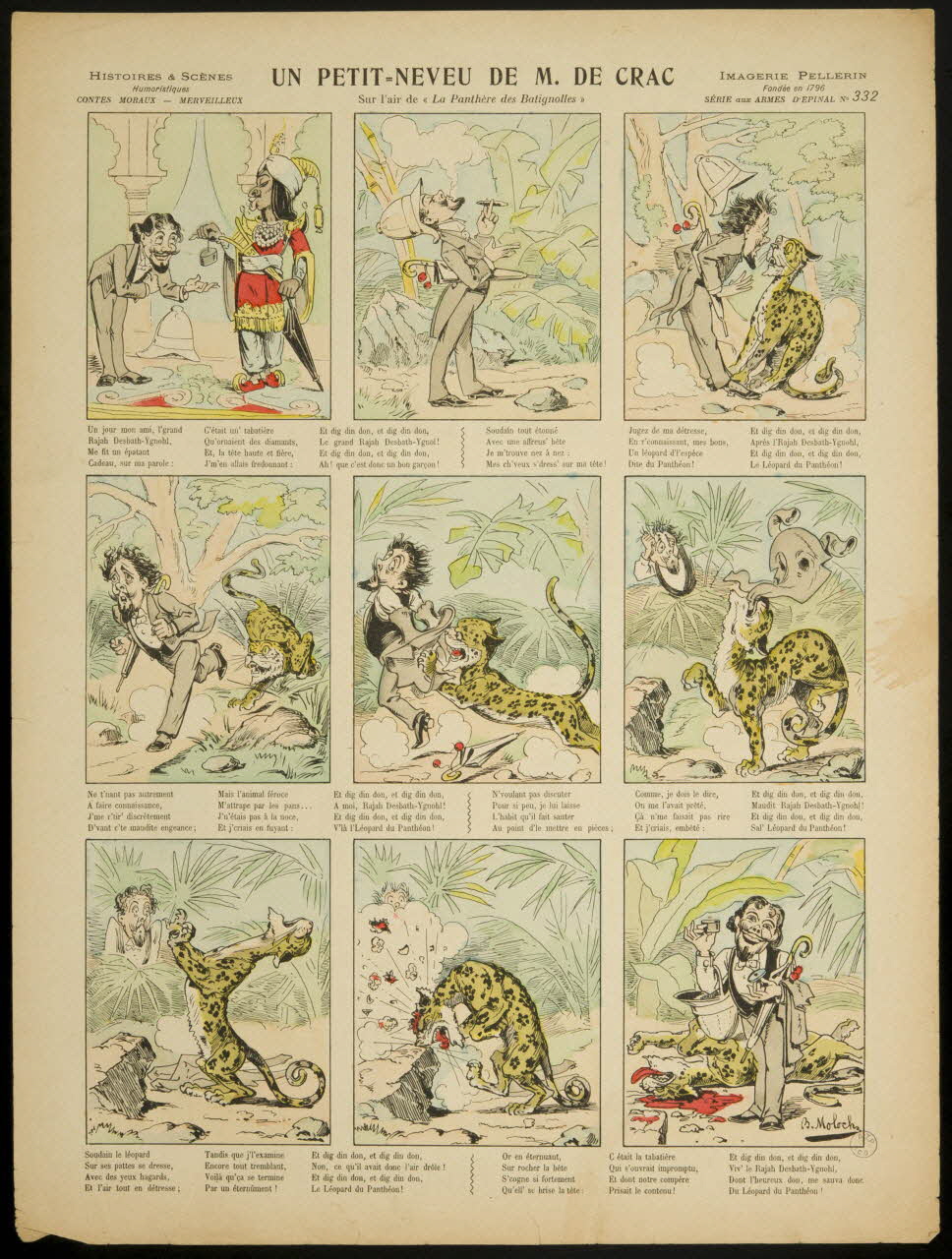 B. Moloch ; Pellerin estampe UN PETIT-NEVEU DE M. DE CRAC Lorraine, France 1902 1998.37.170 Photo