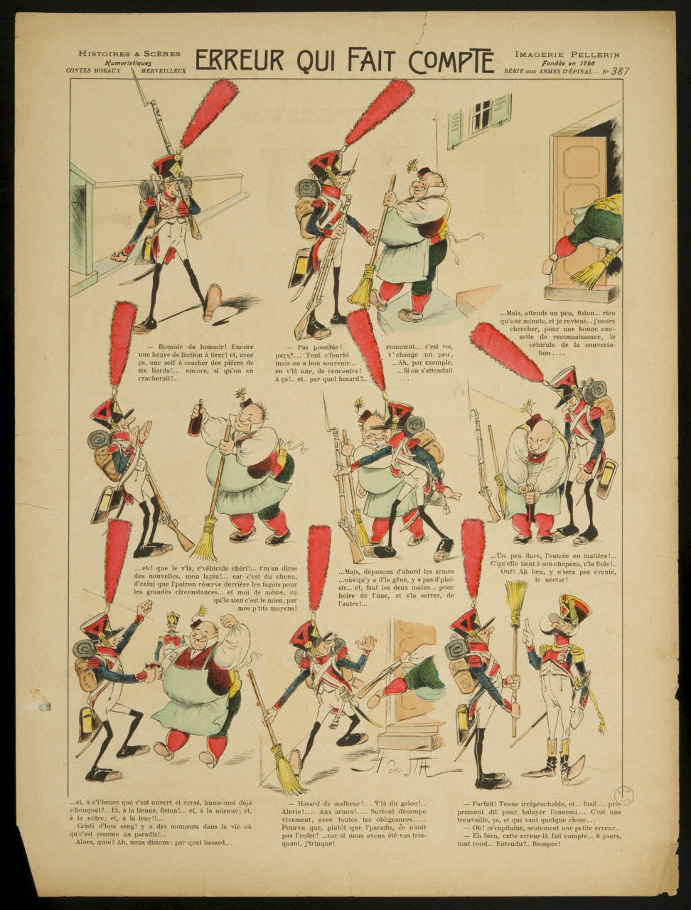 Sta H. de ; Pellerin à compartiments ERREUR QUI FAIT COMPTE Lorraine, France 1904 1998.37.181 Photo