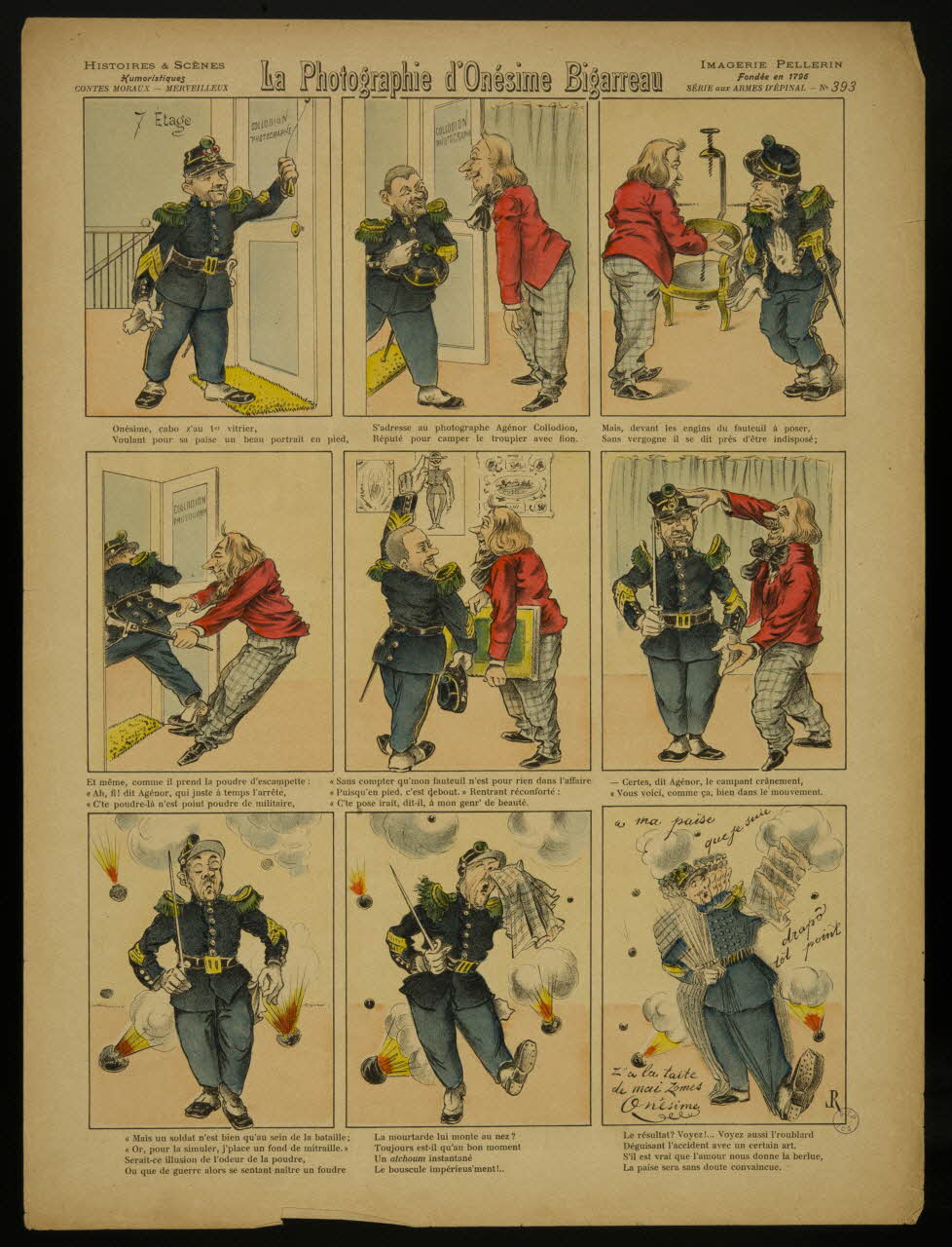 Lerouge Raoul ; Pellerin à compartiments (3 x 3) La Photographie d'Onésime Bigarreau Lorraine, France 1904 1998.37.187 Photo