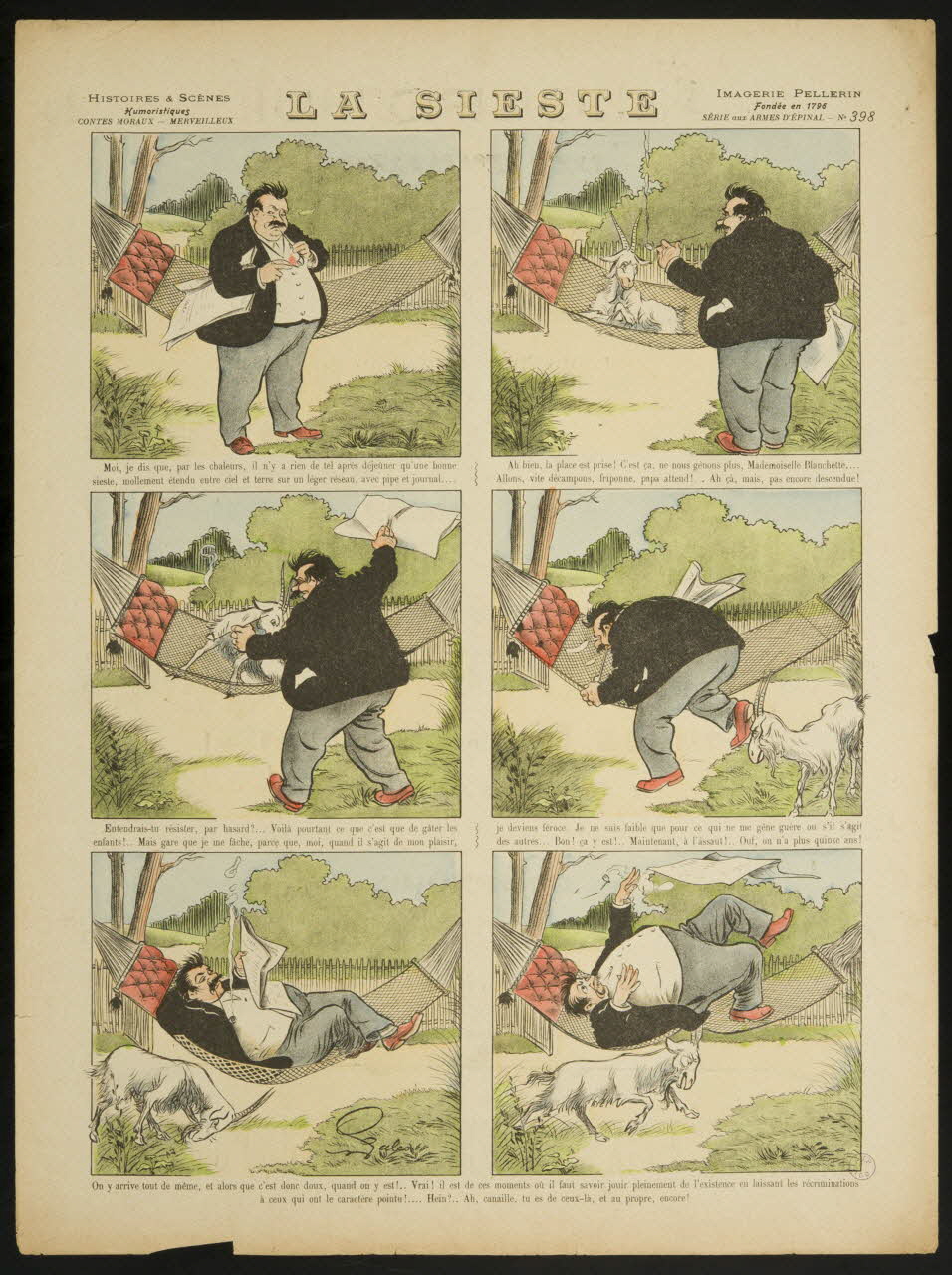 Galco ; Pellerin à compartiments (2 x 3) LA SIESTE Lorraine, France 1904 1998.37.192 Photo