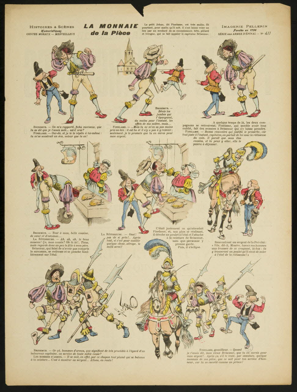 Sta H. de ; Pellerin à compartiments LA MONNAIE  de la Pièce Lorraine, France 1907 1998.37.198 Photo