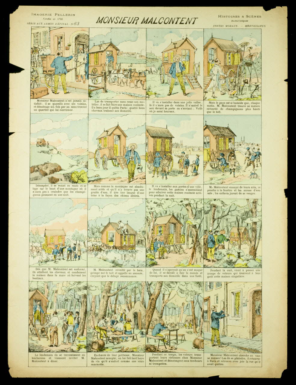 Chauffour A. ; Pellerin à compartiments (4 x 4) MONSIEUR MALCONTENT Lorraine, France 1891 1998.37.21 Photo