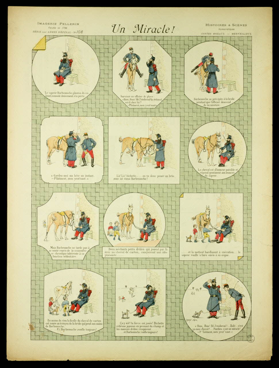 Caran d'Ache ; Pellerin à compartiments (3 x 4) Un Miracle ! Lorraine, France 1893 1998.37.27 Photo
