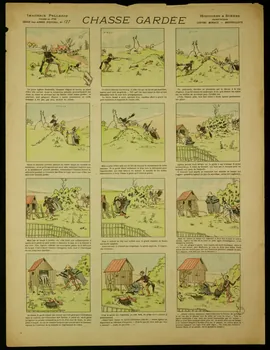 Hoÿs ; Pellerin à compartiments (3 x 4) CHASSE GARDEE Lorraine, France 1894 1998.37.37  Photo