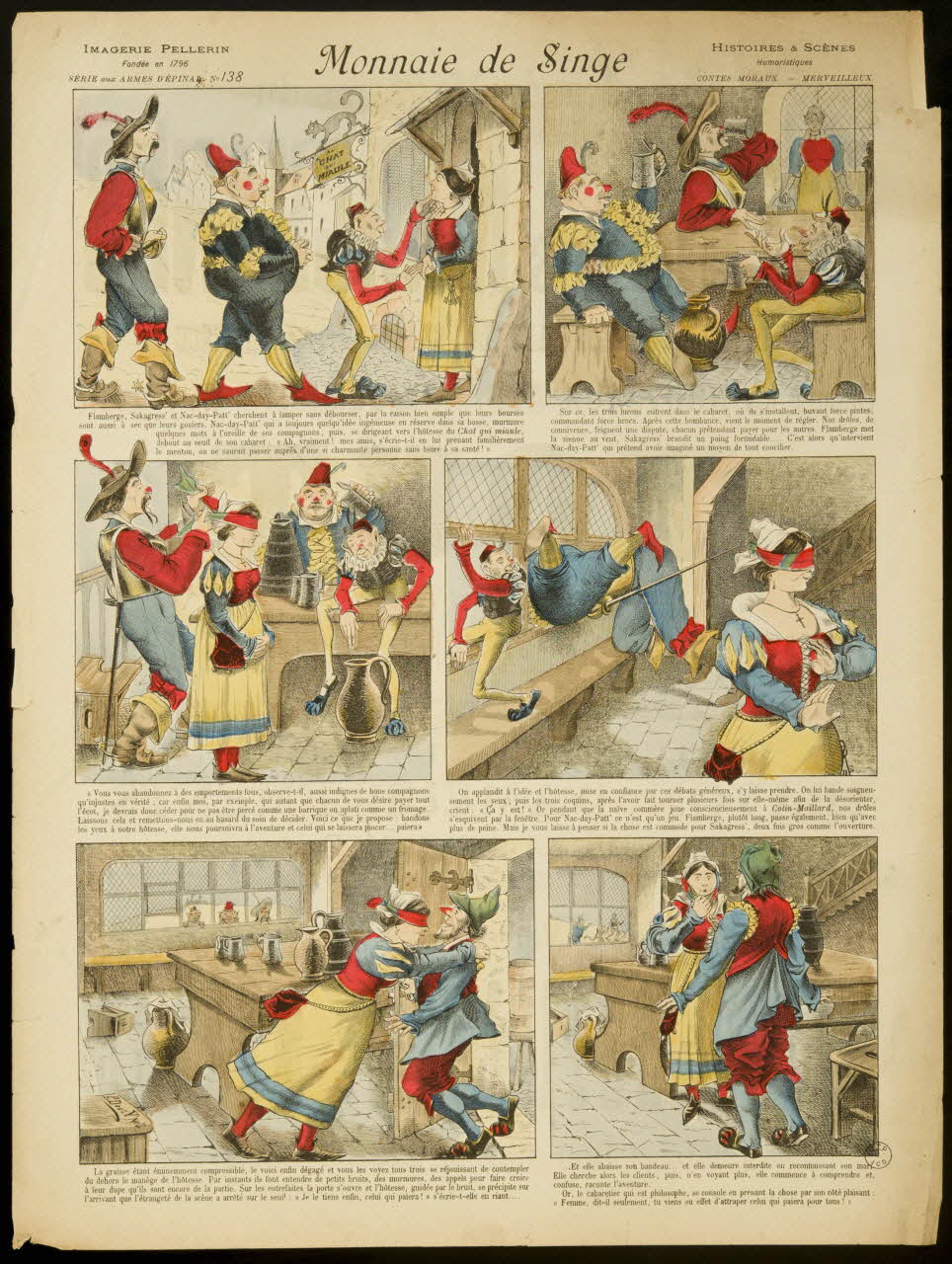 Dousy'Nell P. ; Pellerin à compartiments (2 x 3) Monnaie de Singe Lorraine, France 1894 1998.37.46 Photo