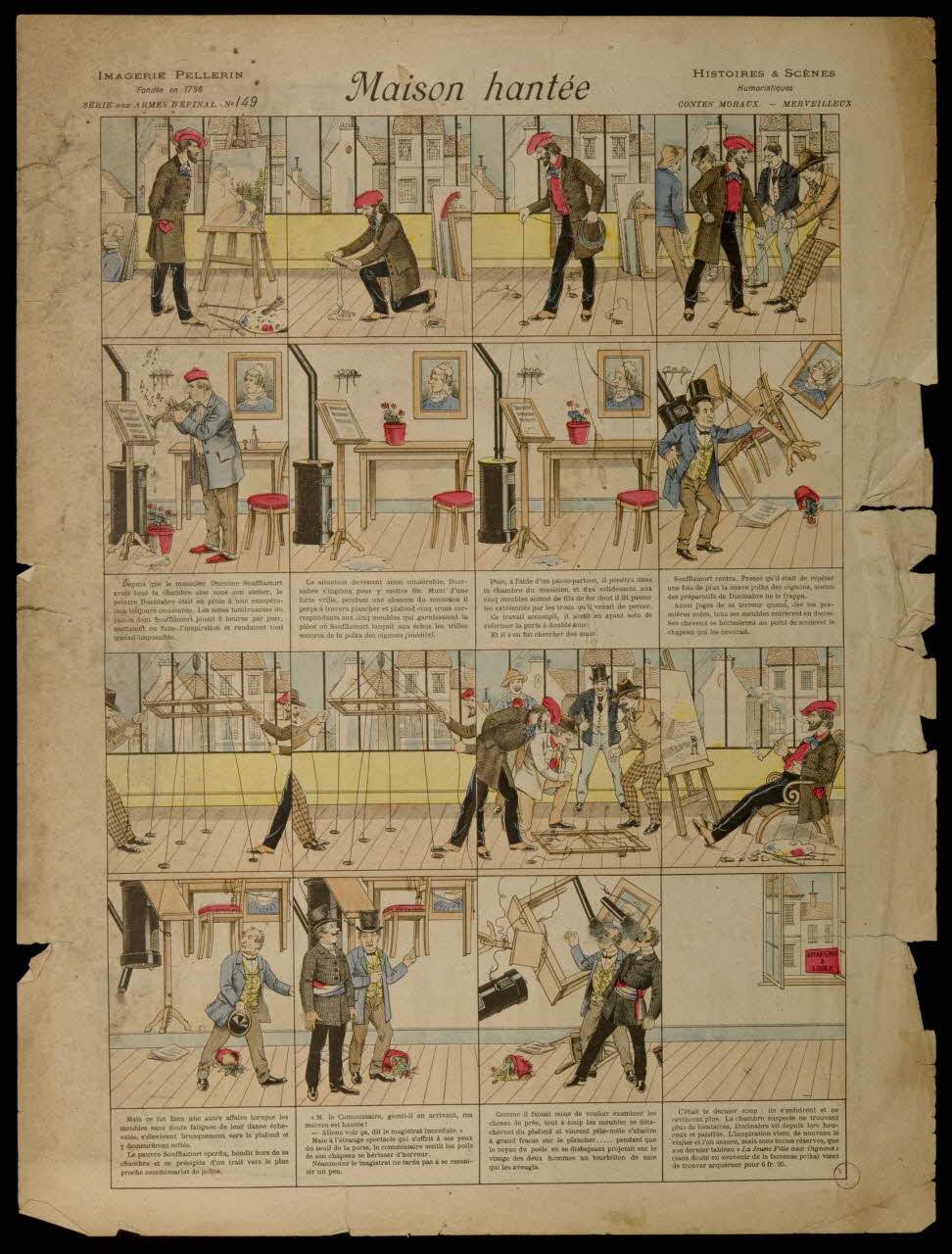 Pellerin estampe Maison hantée Lorraine, France 1894 1998.37.54 Photo