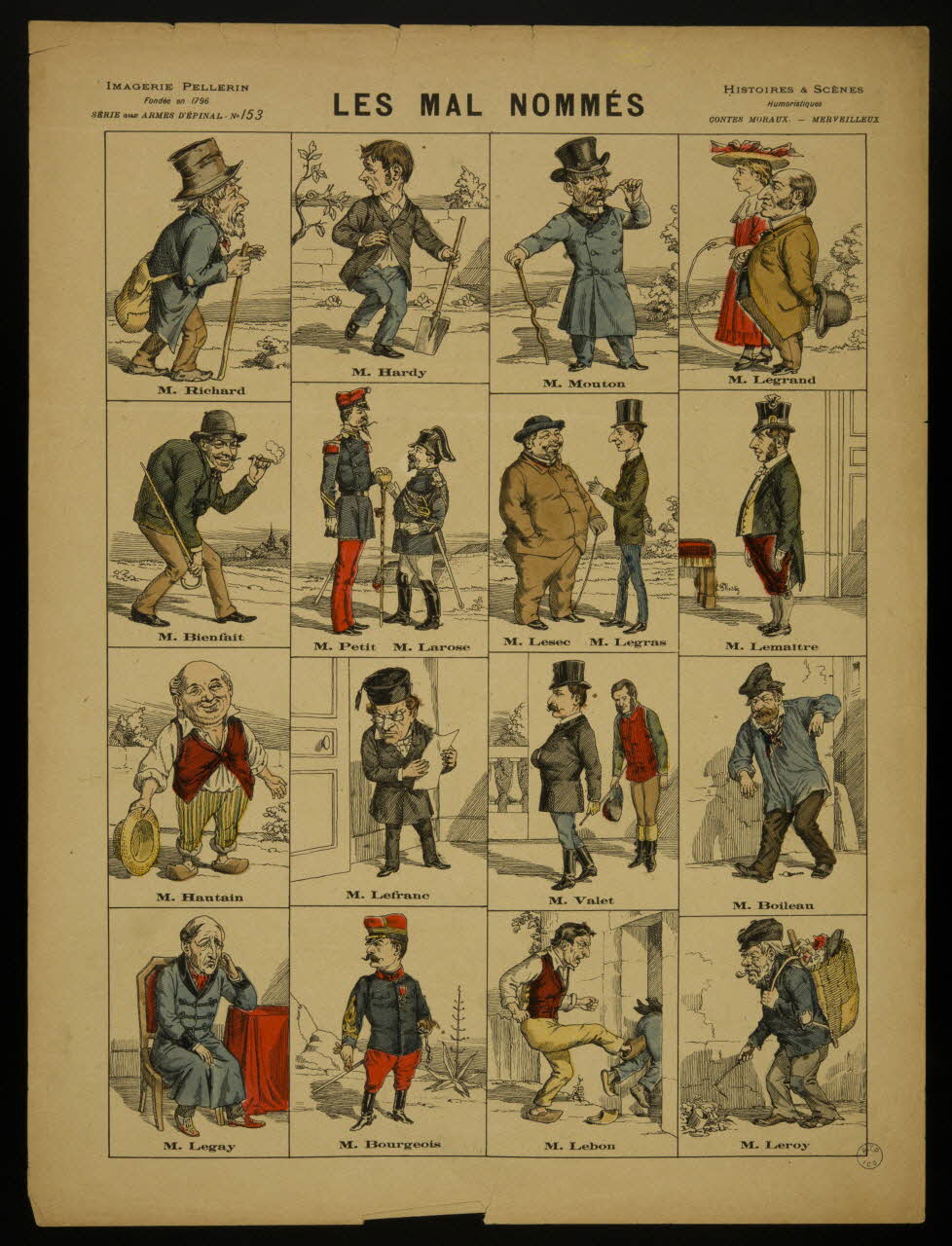 Pellerin à compartiments (4 x 4) LES MAL NOMMES Lorraine, France 1895 1998.37.57 Photo