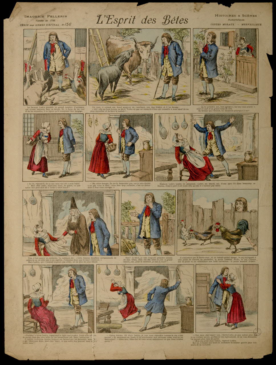 Pellerin estampe L'Esprit des Bêtes Lorraine, France 1895 1998.37.60 Photo