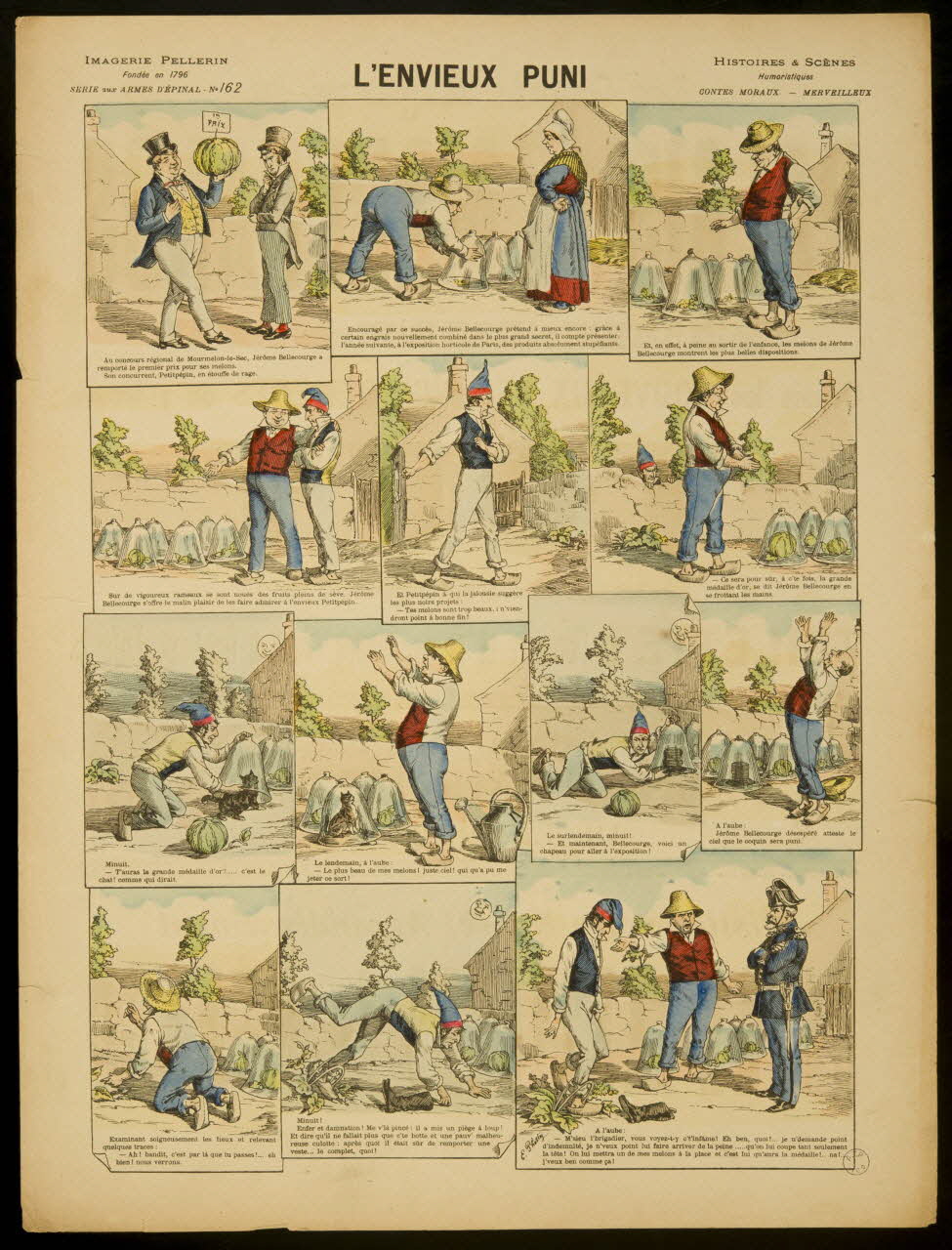 Phosty E. ; Pellerin estampe L'ENVIEUX PUNI Lorraine, France 1895 1998.37.64 Photo