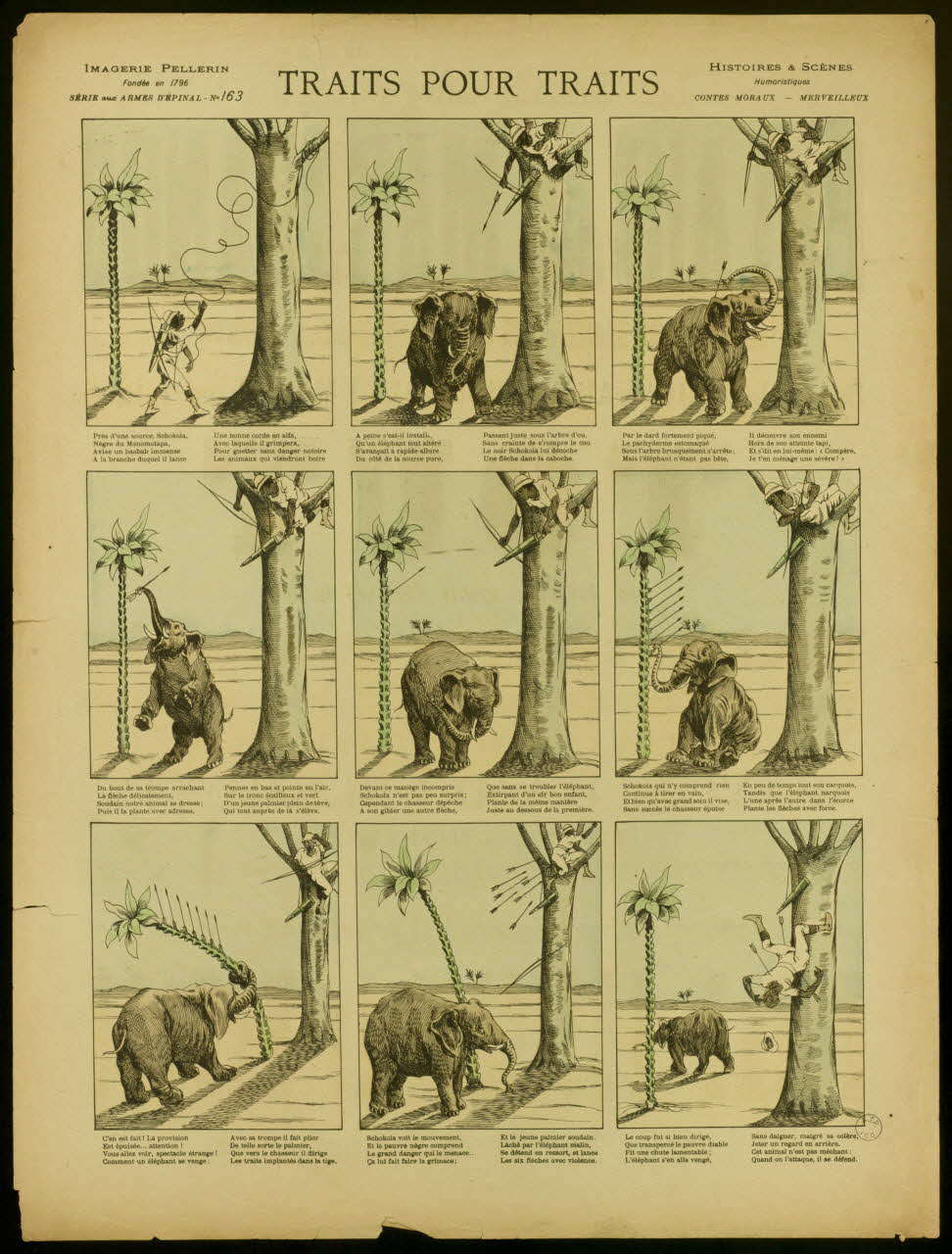 Pellerin estampe TRAITS POUR TRAITS Lorraine, France 1895 1998.37.65 Photo