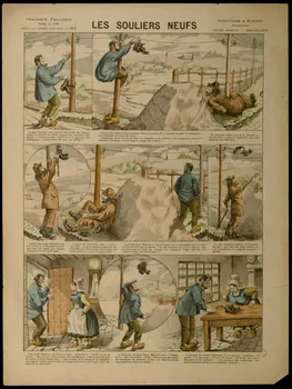 Pellerin estampe LES SOULIERS NEUFS Lorraine, France 1895 1998.37.66  Photo
